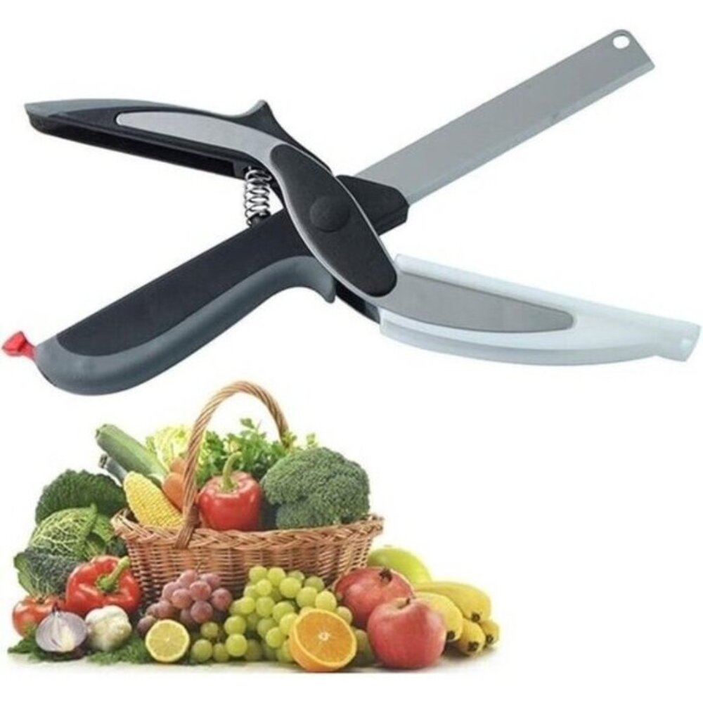 Scissor Chopper Cutting Multifunction Stainless Steel Shears Vegetables Fruits